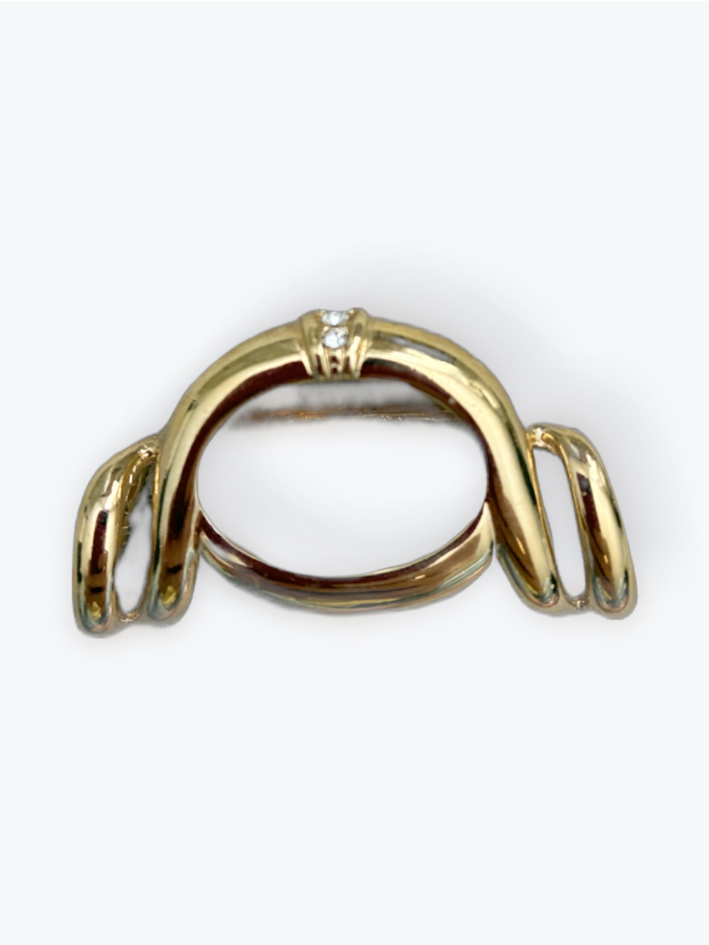 Premier Designs Vintage Scarf Slide Gold Toned